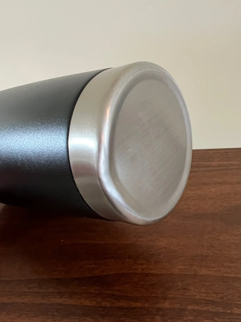 Black and Silver Insulated Tumbler - Picture 4 of 11